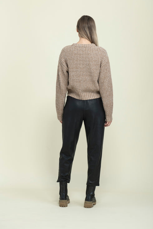 Mia-Pointelle Pullover